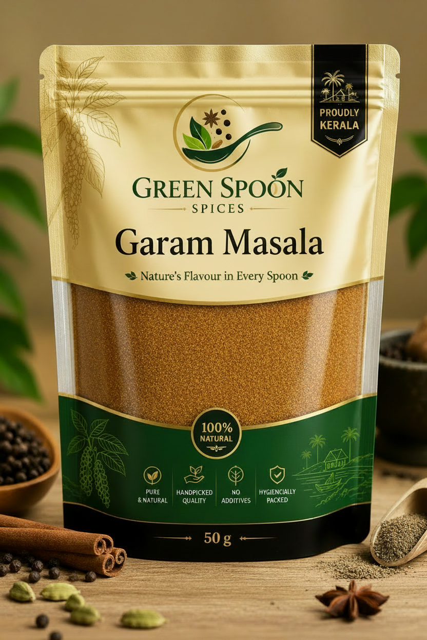 Green Spoon Spices – Garam Masala 50g Pouch