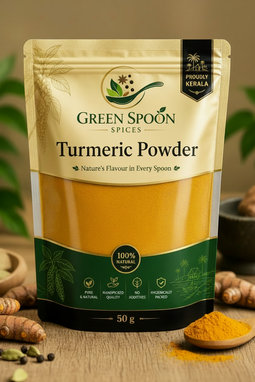 Green Spoon Turmeric Powder 50g Pouch